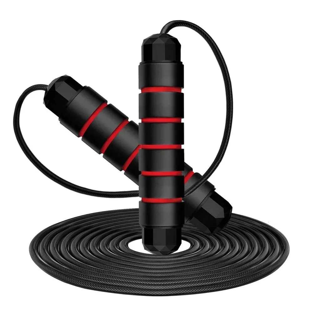 حبل قفز سريع خالٍ من التشابك لتمارين اللياقة البدنية، حبل نط قابل للتعديل للرجال والنساء والأطفال، معدات رياضية للتدريب #5