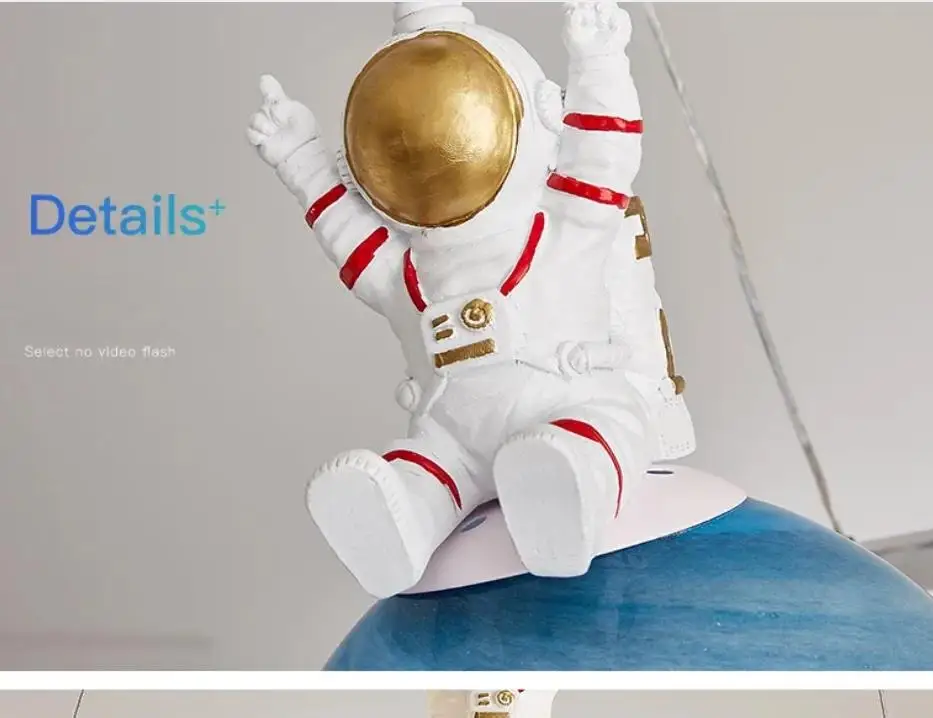 

Creative Planet Pendant Lights Children's Room Lights Wandering Earth Boys and Girls Room Lights Space Starry Sky Light