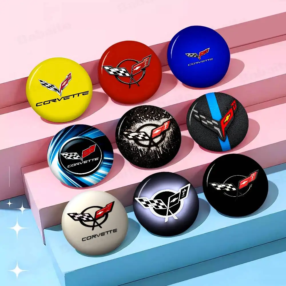 C-Corvette New  Brooches Soft Button Pin Funny Silly Gnarpy on A Skateboard Meme Badge Gamer Collection Gifts