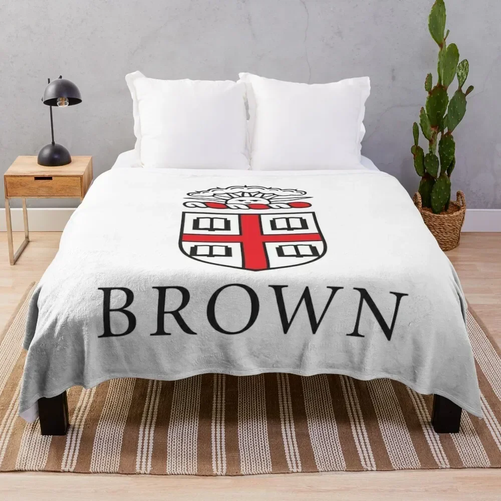 brown university Throw Blanket Flannel Fabric Luxury Throw Decorative Throw Blankets