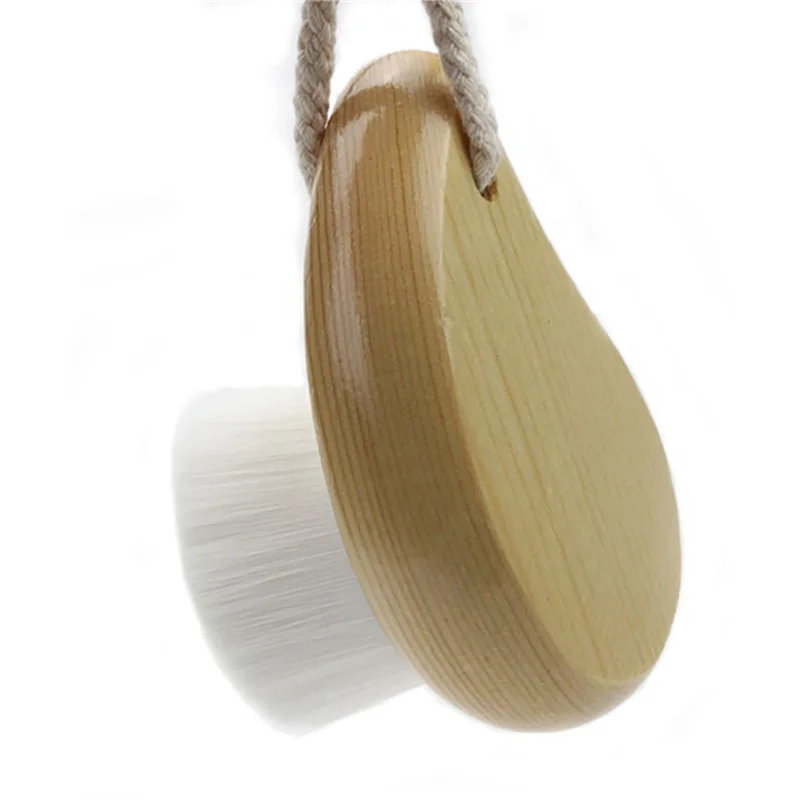 2X Soft Hair Face Wash Brushes Bamboo Charcoal Facial Cleansing Brush Massage Pore Cleanser Tools Silver-Y48A