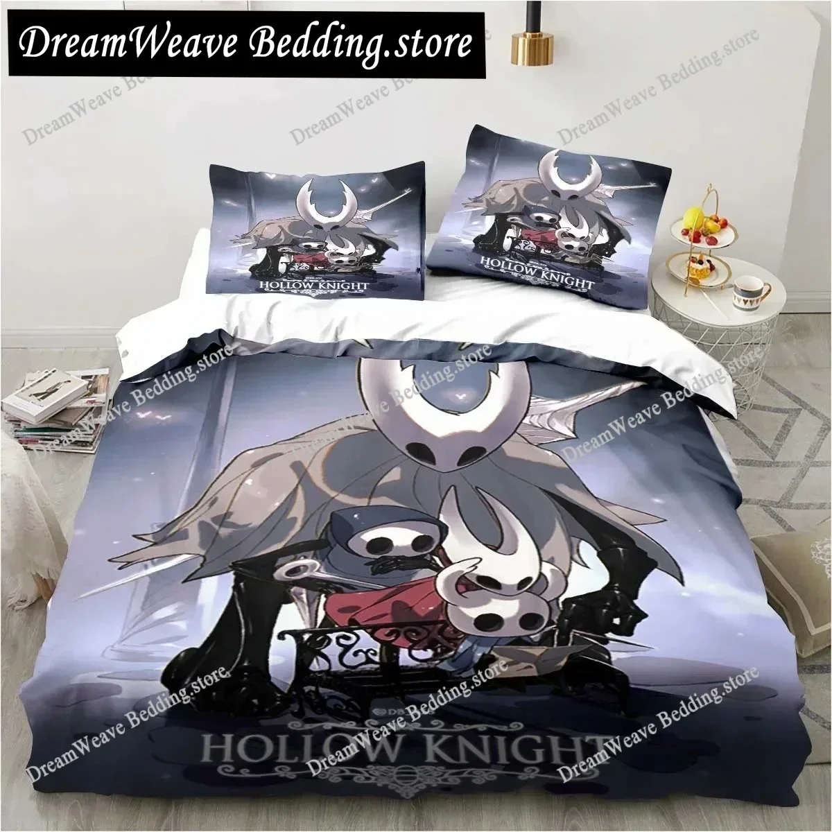 Hollow Knight Fashion Digital Printing Bedding Set Duvet Cover Comforter Bed Single Twin Full Queen Youth Girl Boys Gift963