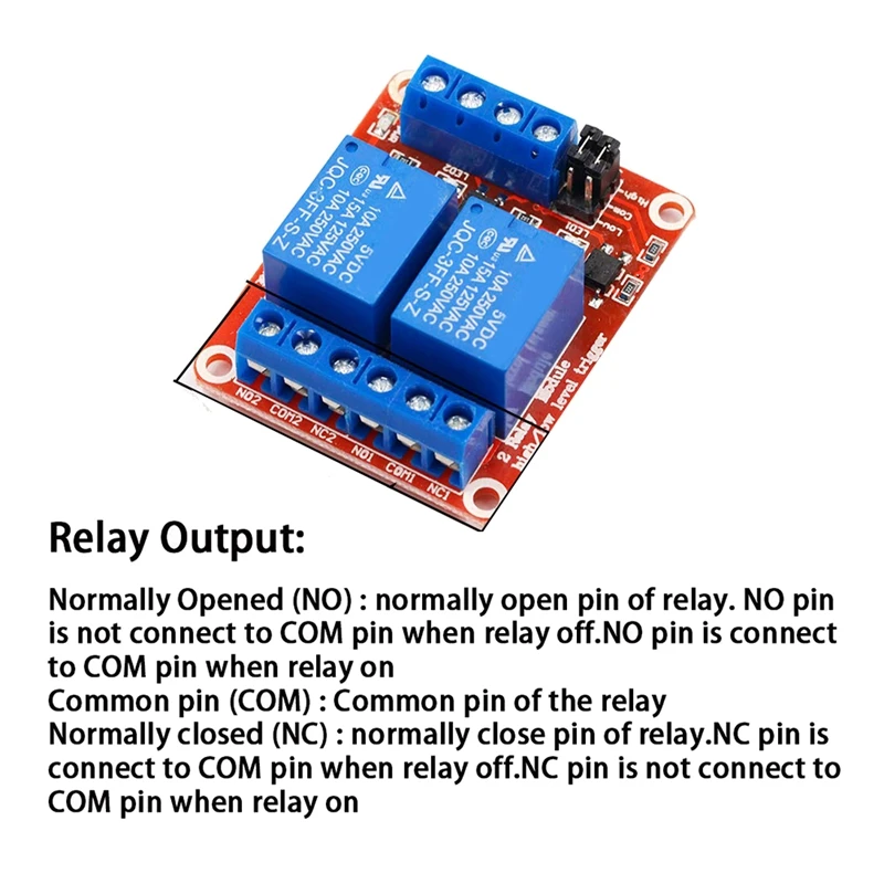 Retail 5PCS 2 Channel 12V Relay Module With Optocoupler High Or Low Level Trigger Expansion Board For Raspberry Pi Arduino