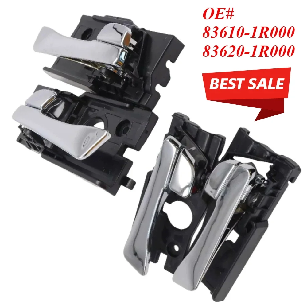 

Front/Rear Car Interior Door Handles Left&Right Chrome For Hyundai Accent 2012 2013 2014 2015 2016 2017 83610-1R000 83620-1R000