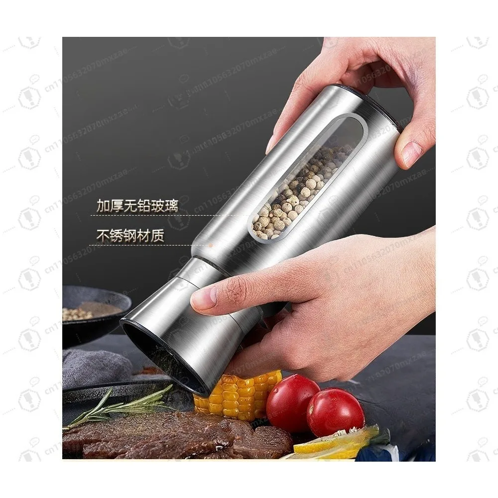 

Ручная мельница для перца высокого класса, 2 шт. | Бытовая бутылка для измельчения морской соли и черного перца из нержавеющей стали