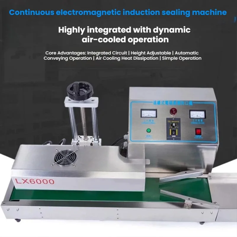 Automatic Induction Aluminum Foil Sealer for Bottle Cap Continuous Sealing