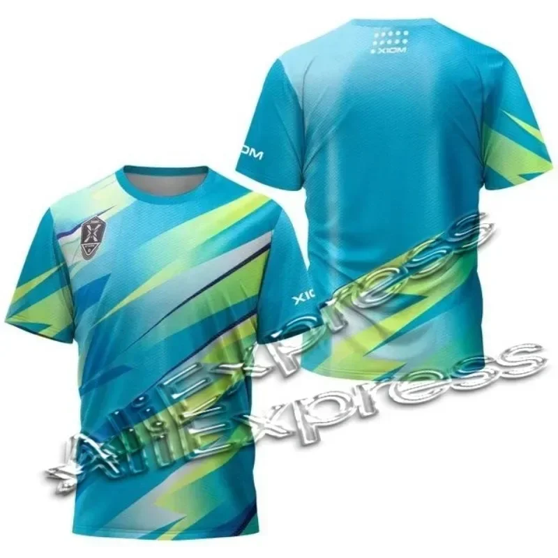 Xiom Hugo Calderano Endorse The Same Herren-Tischtennis-Sport-T-Shirt für Kinder für einfache und atmungsaktive Outdoor-Sportarten