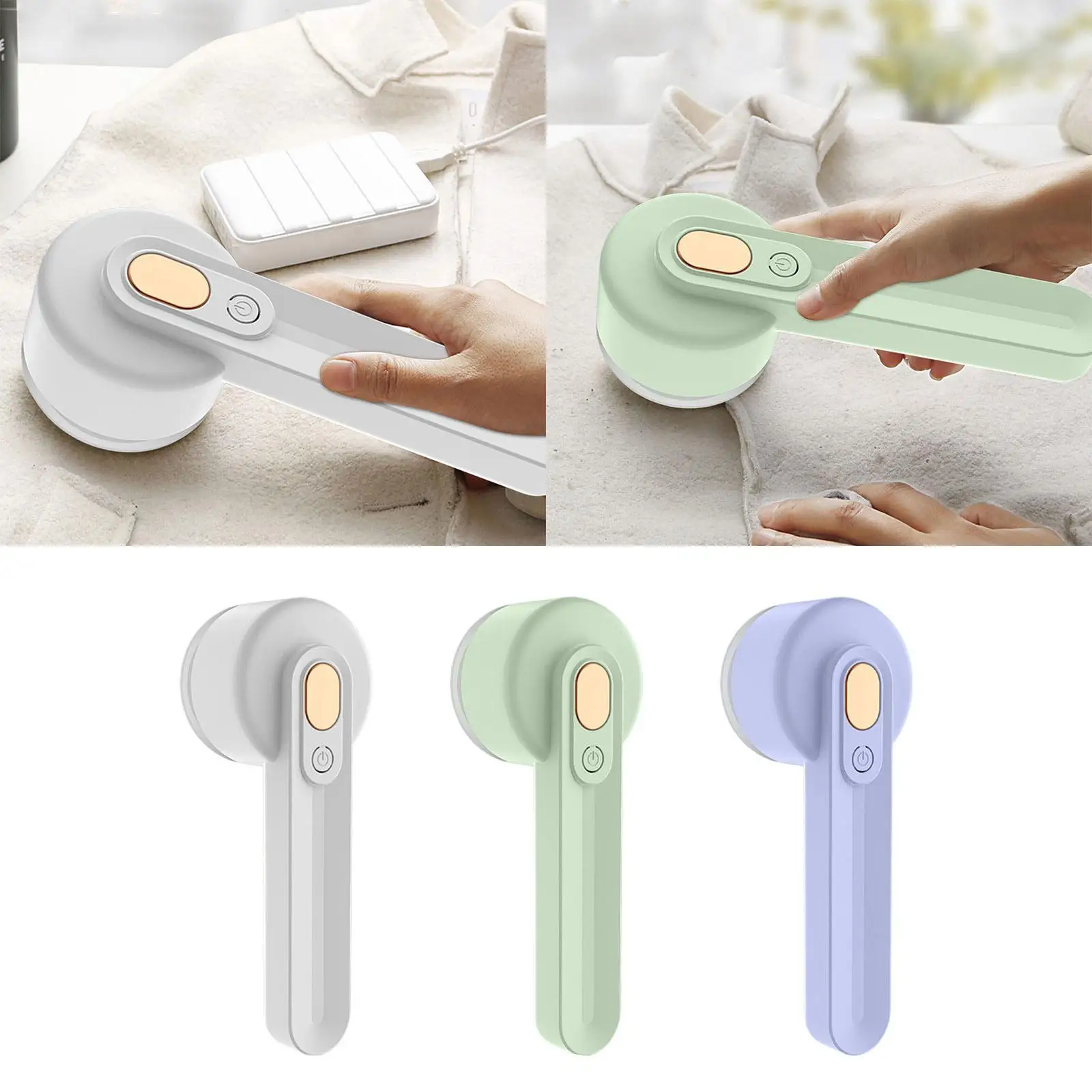 Removedor de pelusas portátil recargable con afeitadora de tela para muebles de cama