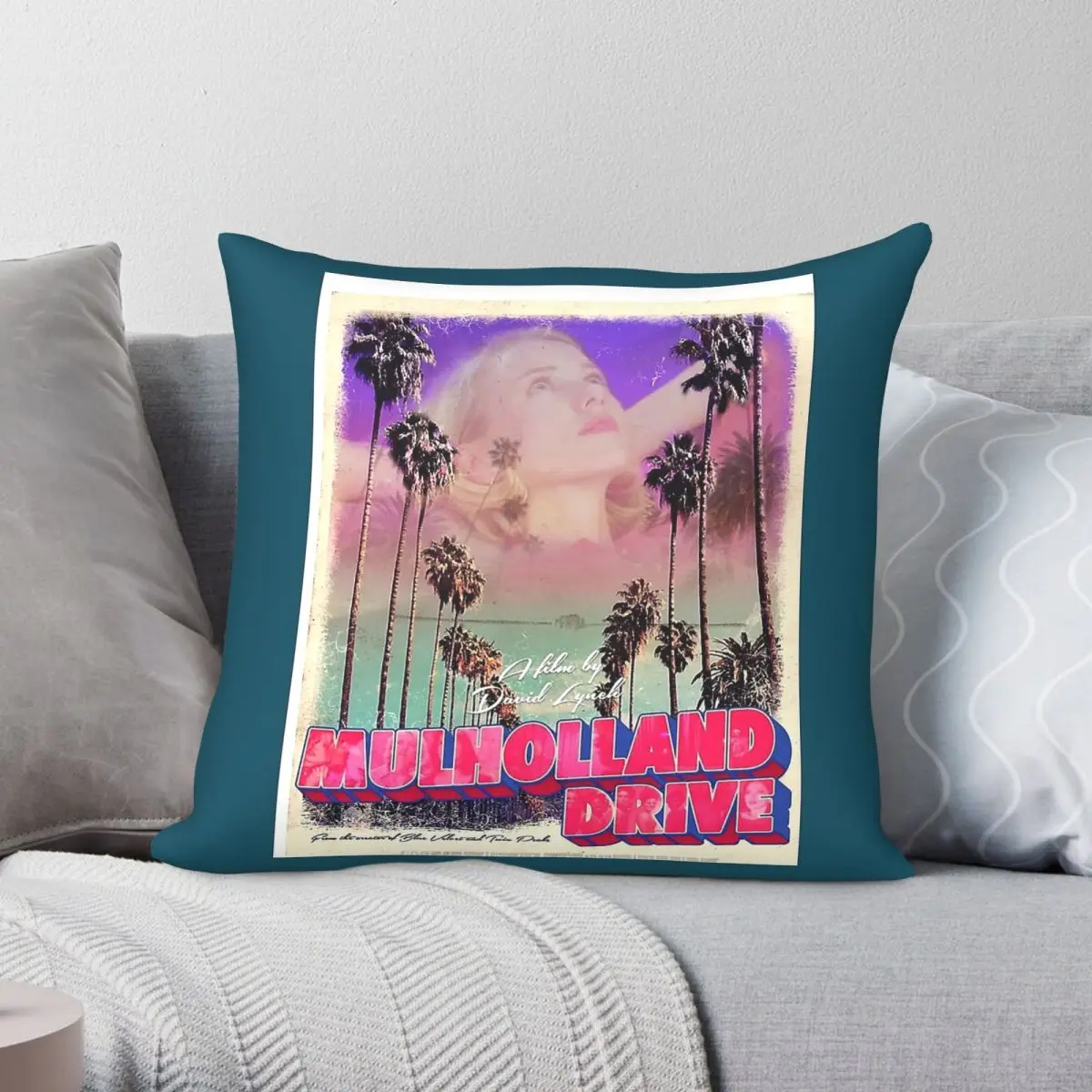 Mulholland Drive Naomi Watts Square Pillowcase Polyester Linen Velvet Printed Zip Decorative Sofa Seater Cushion Cover Wholesale