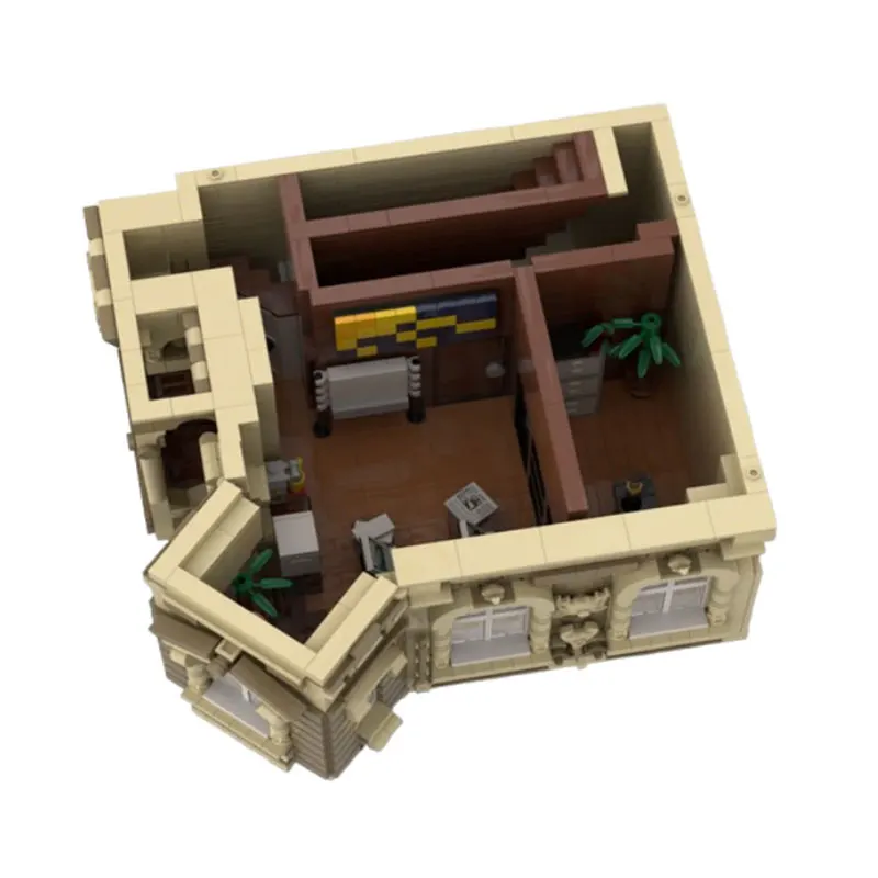 

In-stock, brand new MOC 3270-piece city street scene building block set, a small particle assembly building block educational to