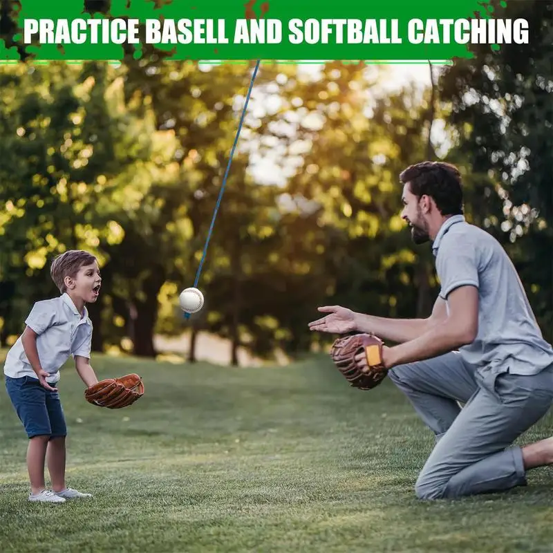 

Baseball Hitting Training Equipment Baseball Batting Rope Softball Pitching Accessories For Practice Throwing Travel Kids Youth