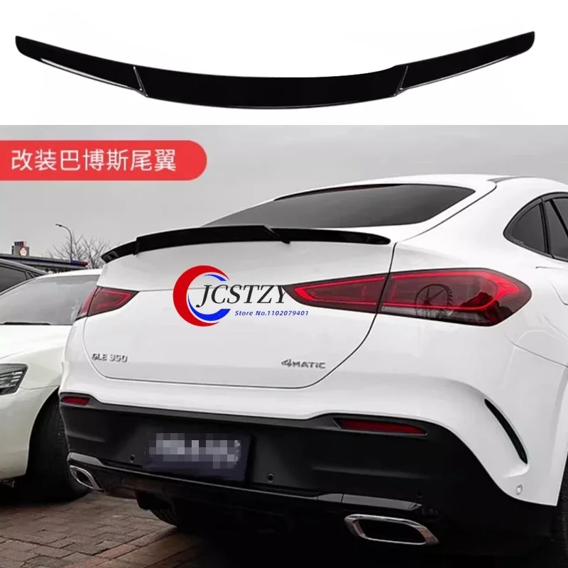 For Mercedes GLE Coupe Class W167 C167 GLE350 450 500e 2020-Up ABS Spoiler Car Tail Trunk Spoiler Rear Wing Tail Wing Decoration