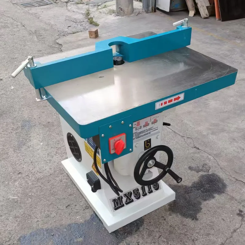 MX5115(A) Vertical Single Axis Wood Router Woodworking Grooving & Acrylic Edge Trimming Milling Bench