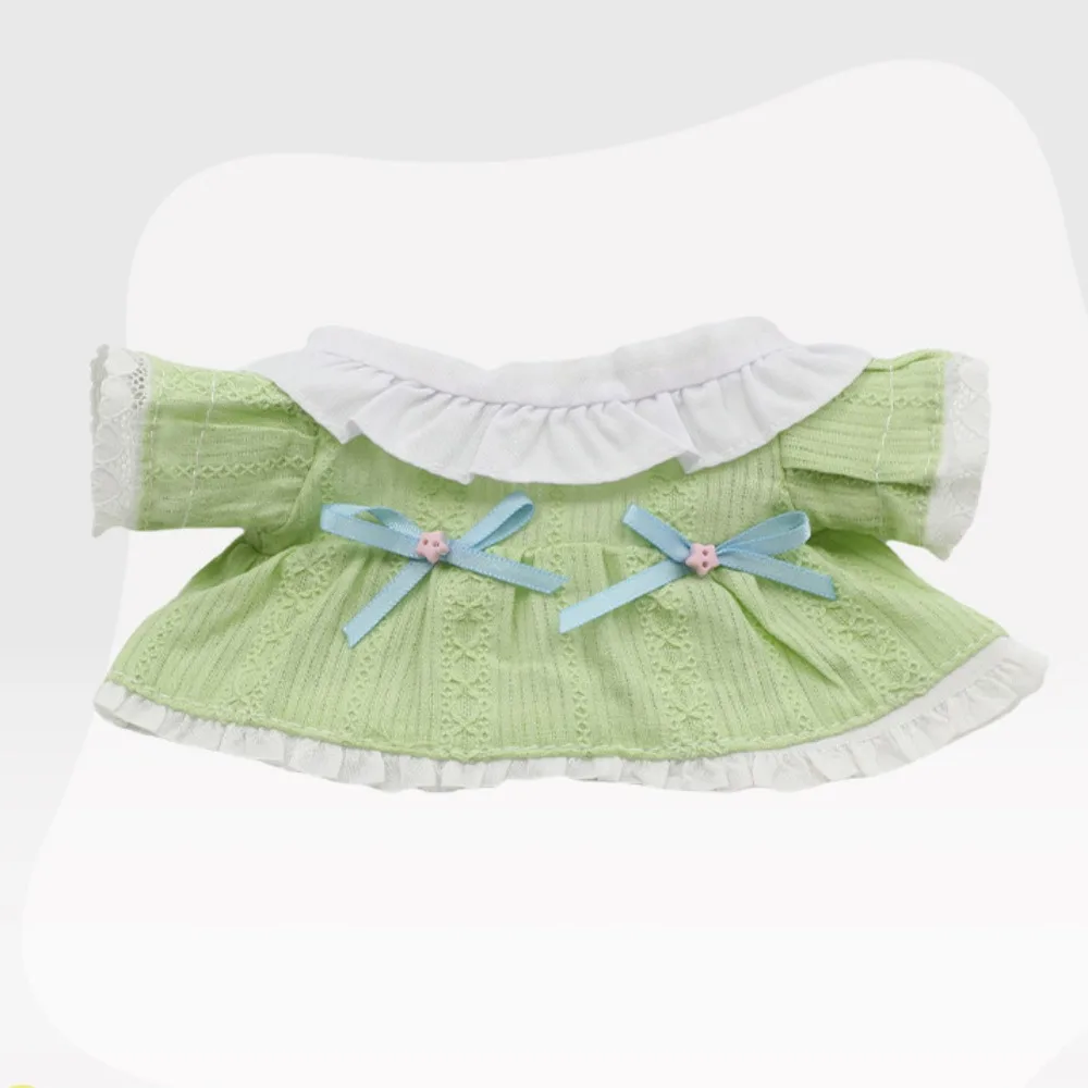 服ボウスカート 20 センチメートル綿人形服レースヘッドスカーフ綿人形の服ファッションミニ人形服子供のギフト