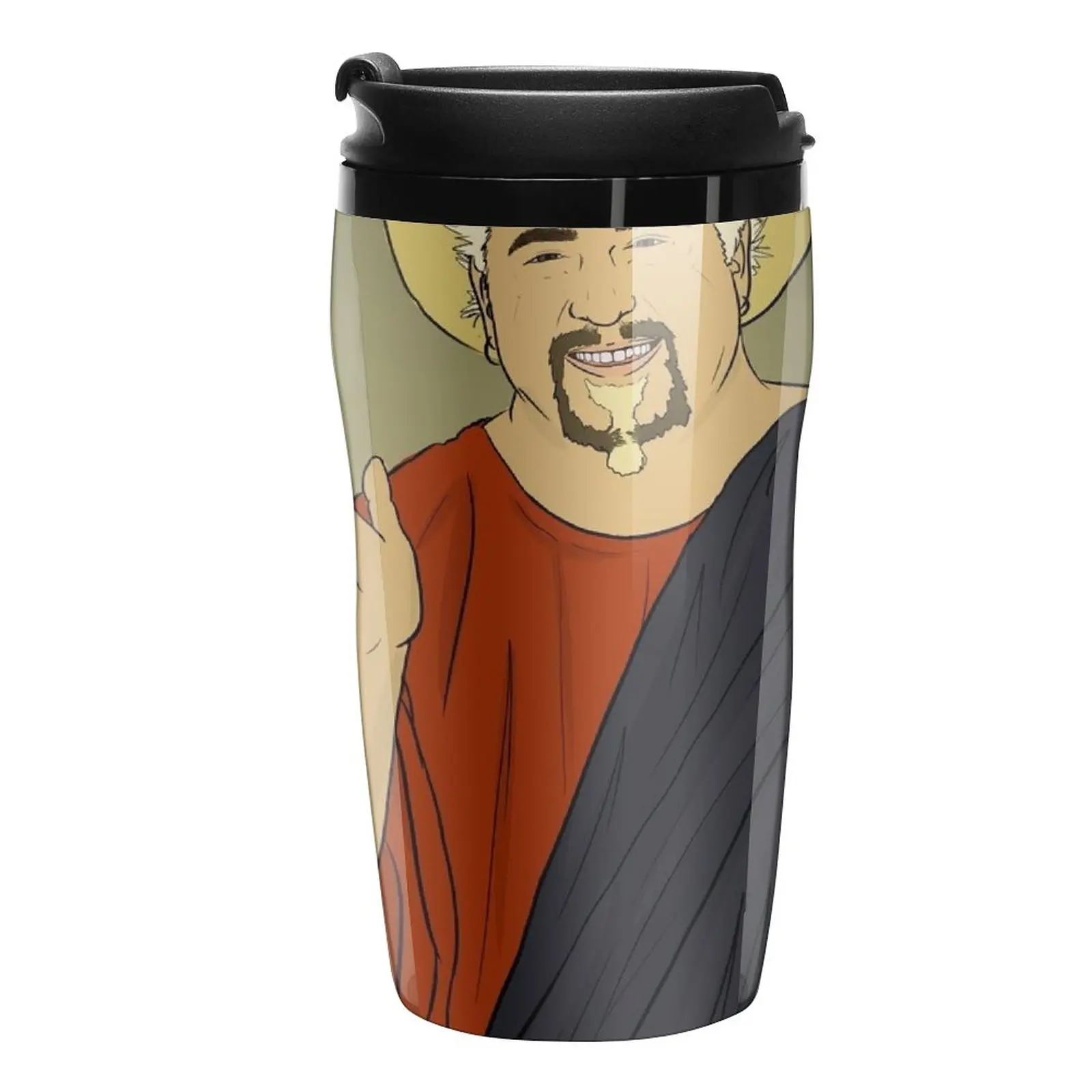 New Guy Fieri Jesus Travel Coffee Mug Cup Of Coffee Mug For Coffee Teaware Cafes