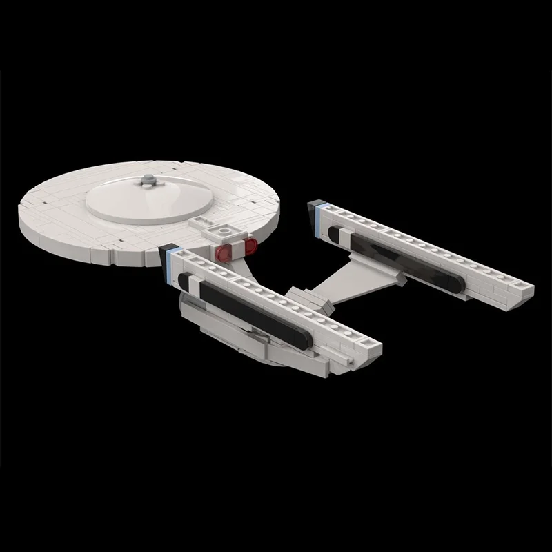 283 pezzi MOC Star Trek Classe di Costituzione TMP Modello da costruzione regali di Natale blocchi Architettura giocattoli Assemblare idea fai da te Mattone