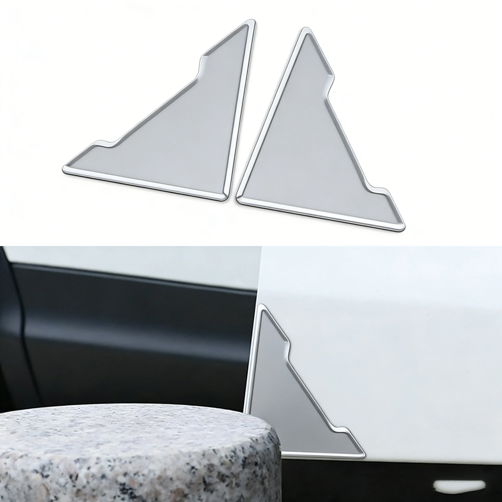 

Амортизирующий бесшумный силиконовый коврик для дверей автомобиля, предотвращающий столкновения, для Audi A3 8v, Alfa Romeo Stelvio, универсальные аксессуары для тюнинга автомобилей