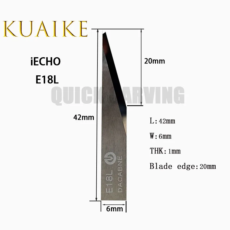 Imagem -03 - Iecho Cortador de Vibração de Carboneto de Tungstênio Faca Oscilante Ferramenta de Corte E18 E18l E192 E193 E1910 E19-11 10 Pcs