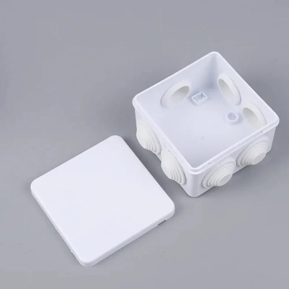 1Pcs 2026 NEW White Connection Cable Branch DIY Waterproof IP65 Power Case Junction Box Indoor Wire Shell Electric Control Boxes