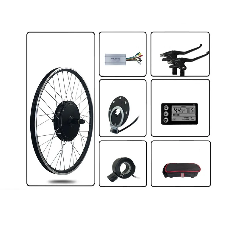 

Комплект для переоборудования электрического велосипеда, высокая мощность, 48 В, 1500 Вт, кассета с задним приводом для 20-29 дюймов, MTB, шоссейного велосипеда, грузового груза на большие расстояния