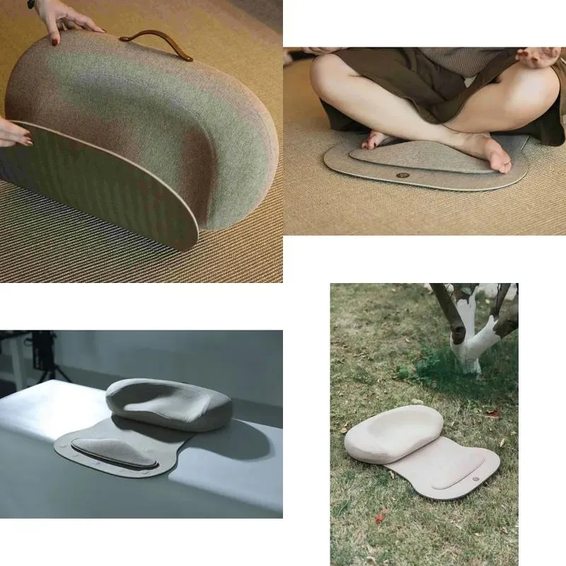 Portable Meditation Cushion Yoga Cushion Stabilizing Mind and Cushion Outdoor Indoor Meditation Anywhere
