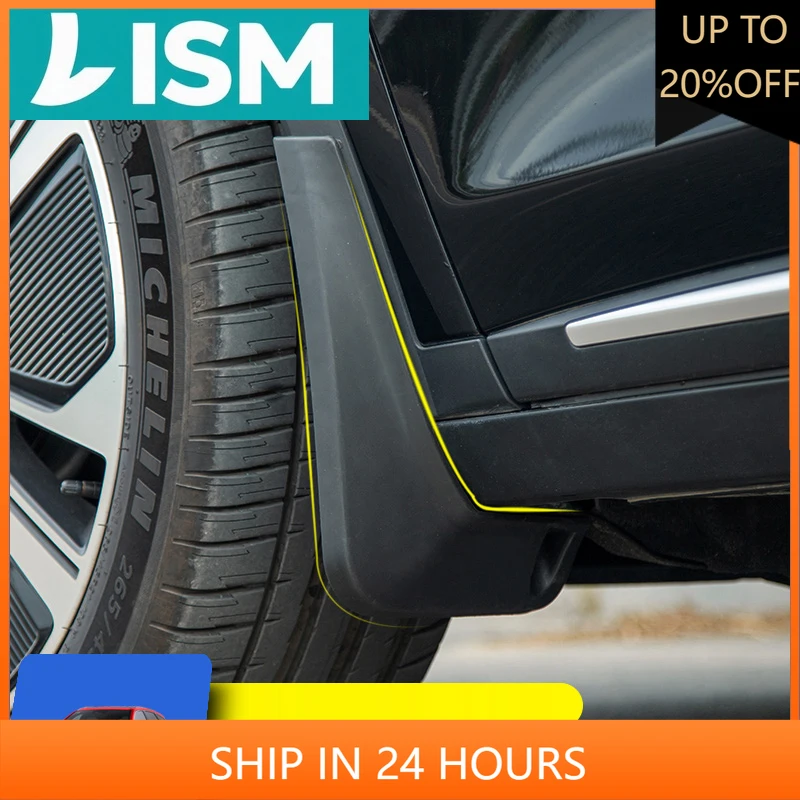 

NEW1 For BYD Tang EV DMI DMP 2021-2025 Car Mudguards Plastic Fender Cover Flares Splash Guard Cover Exterior Mud Flaps Accessori
