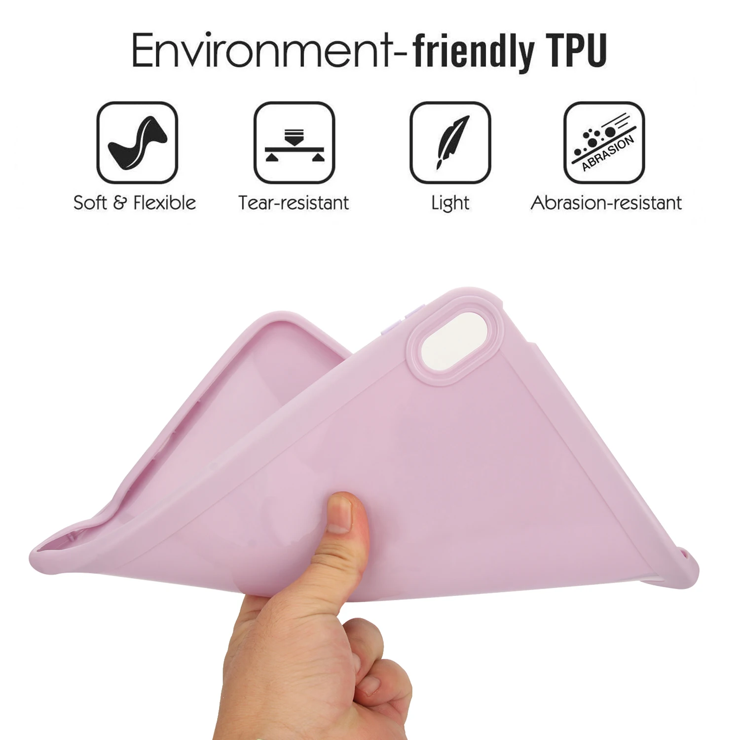 Voor iPad Case 10.2 10.5 10.9 11 inch 7e 8e 9e 10e Generatie Air 3 4 5 Pro Mini 6 Tablet Case Dunne Zachte Siliconen Cover