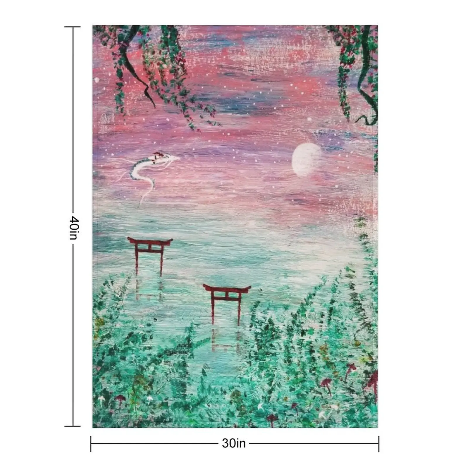 Haku Dragon River Spirit Throw Blanket christmas decoration Blankets For Baby Custom wednesday Baby Luxury Brand Blankets