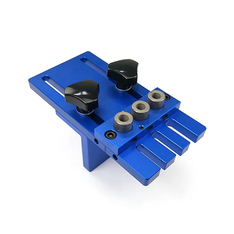 Woodworking round wood tenon punch, three-in-one hole opener, positioner, woodworking hole punching, hole punching fixture