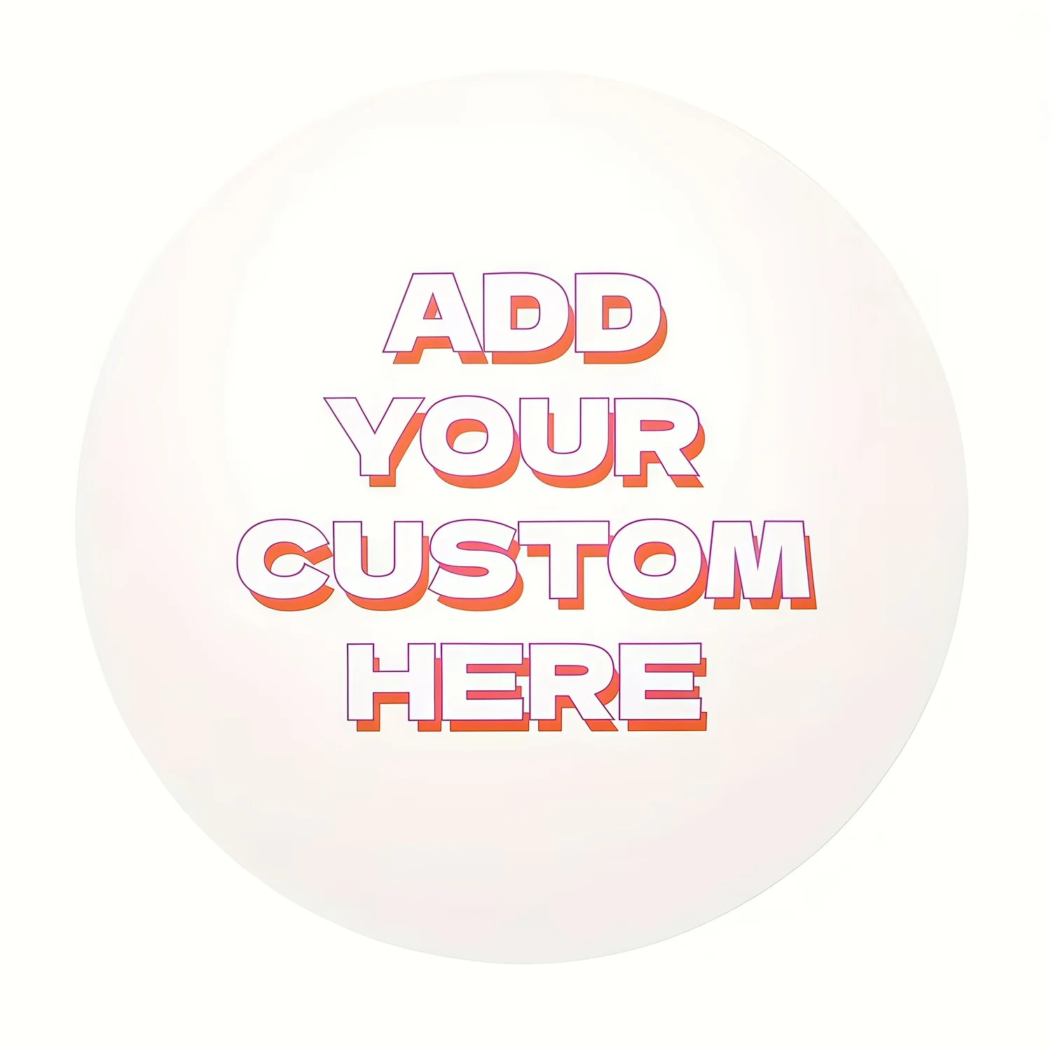 Customizable 20cm Round Iron Sign, Weather Resistant, HD Print for Indoor & Outdoor Decor image 5