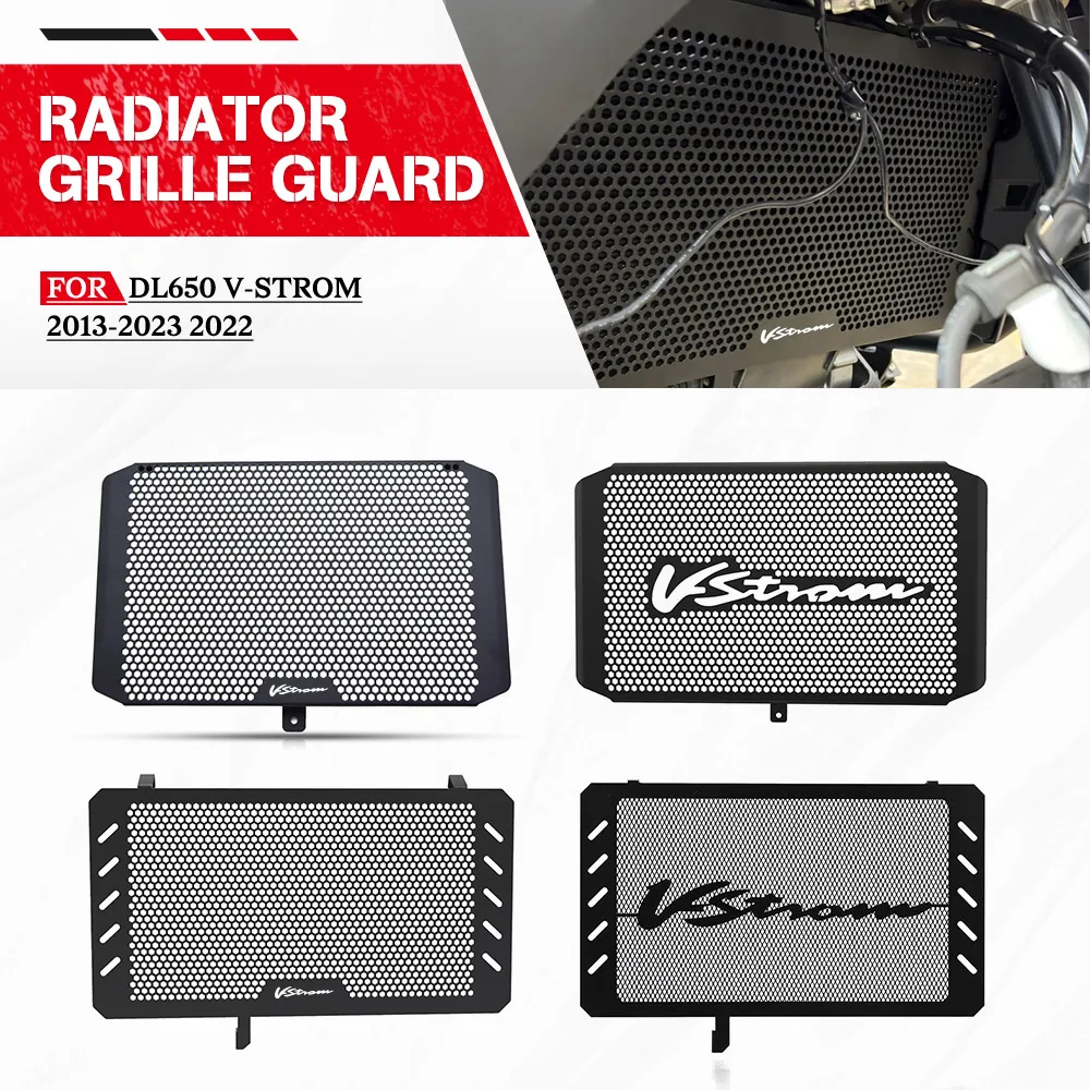 

For Suzuki DL650 V-STROM 2013-2023 2022 Radiator Grill Cover Guard Protective DL 650 VSTROM 650X Cooler Grille Cover Protecter