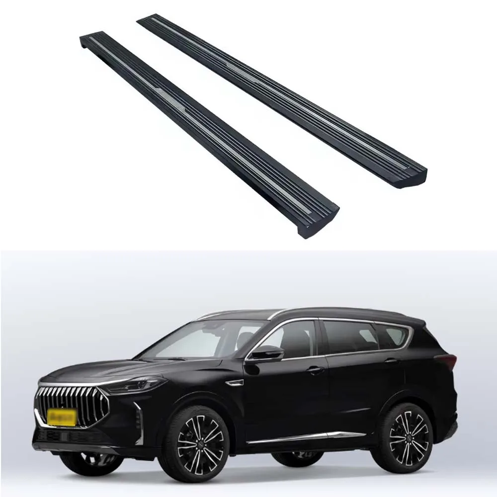 Power Step Running Boards, Smart Electric Side Steps with Mounting Brackets for Chery Jetour, Direct Bolt-On Aluminum Alloy, Mat