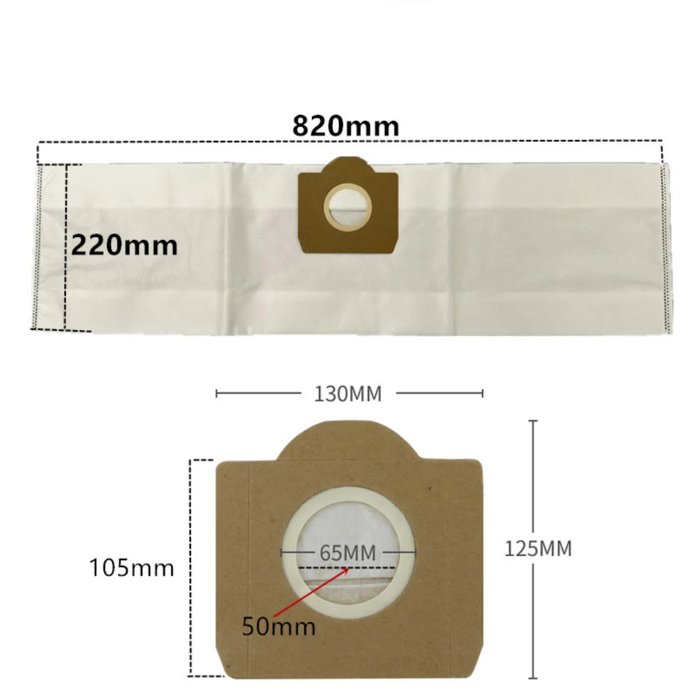 ملحق كيس غبار غير منسوج مناسب للمكانس الكهربائية Karcher 6.959-130/A2204/A2656/WD3200/WD3300/MV3/WD3