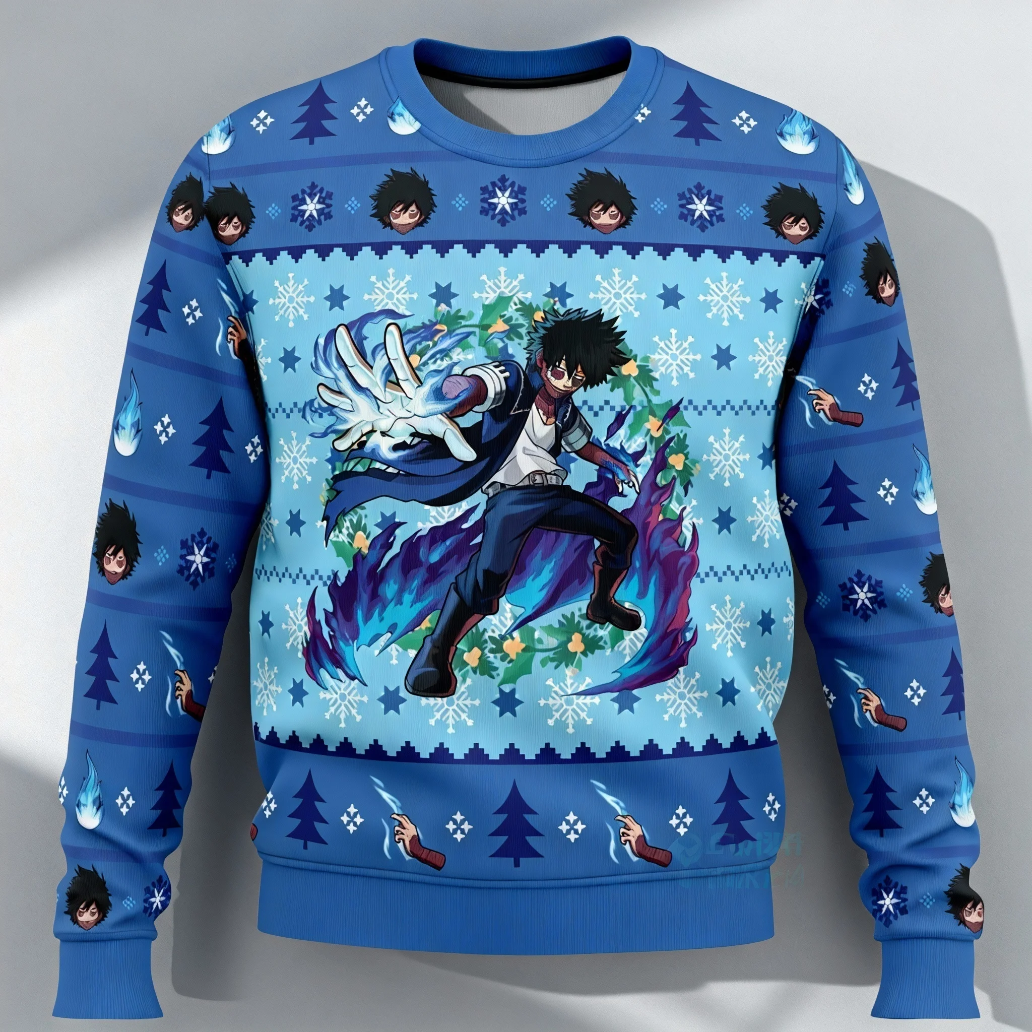 

Популярный аниме-отлодей, тема персонажа, уродливый свитер, пуловер для рождественской вечеринки, увеличенная толстовка для взрослых, осенне-зимний новый стиль