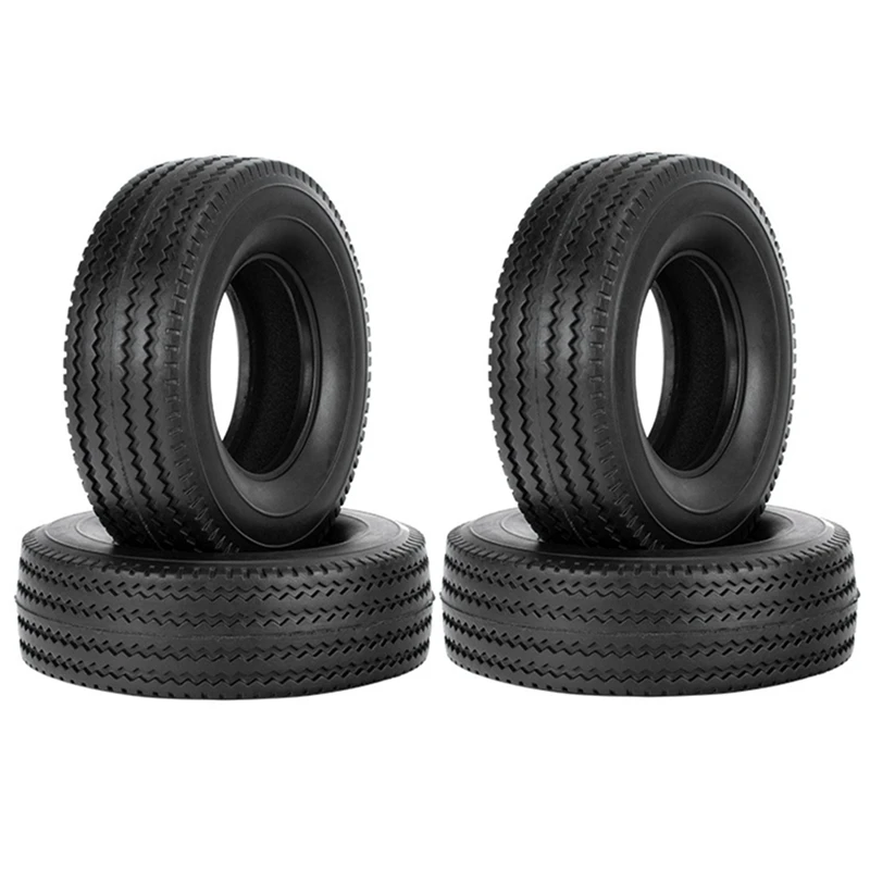 4Pcs 25Mm Tractor Tires Twist Tire For 1/14 Tamiya RC Semi Tractor Truck Tipper MAN King Hauler ACTROS SCANIA Upgrade Parts