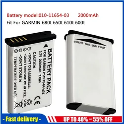 010-11654-03 2000mAh Battery For GARMIN Atemos Monterra 680t 650t 610t 600t For Alpha Handheld GPS VIRB Action Camera