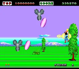 16bits PC Engine HU-CARD : SPACE HARRIER