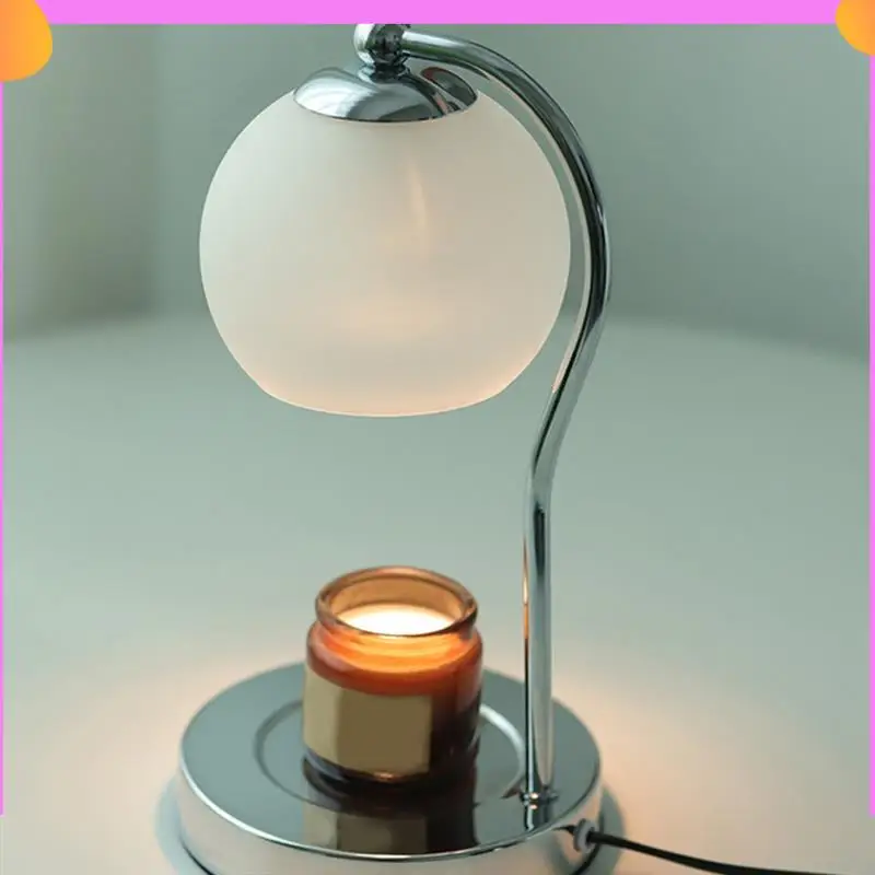 

A23P Glass Candle Warmer Lamp With Timer,Modern Wax Melt Warmer For Scented Wax,Candle Lamp Warmer For Jar Candles EU Plug Durab