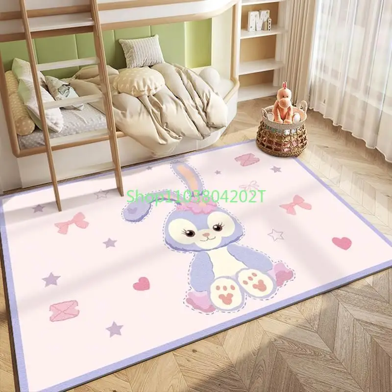 Children's Carpet Scrub-Free Living Room Bedroom Reading Area Bedside Blanket Crawling Mat PVC Waterproof Floor Mat