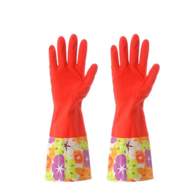 Latex Household Gloves Non Slip Protective Gloves for Laundry Dishwashing Household Cleaning Multi Functional Durable for Home