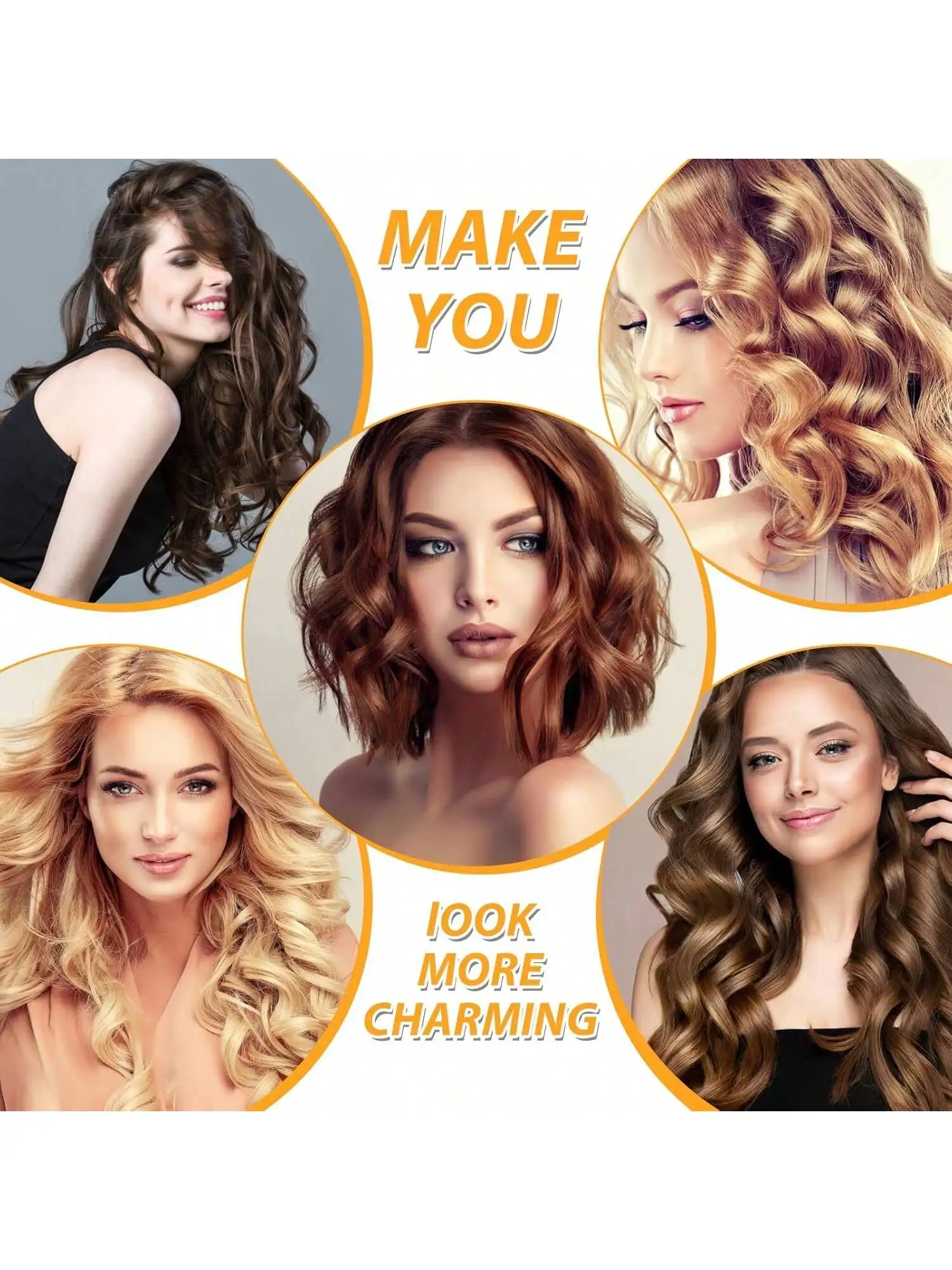 18pcs/Set Large Size Hair Rollers With Clips, Self-Gripping Curler Suitable For Long/Medium/Short Hair And Bangs view 4