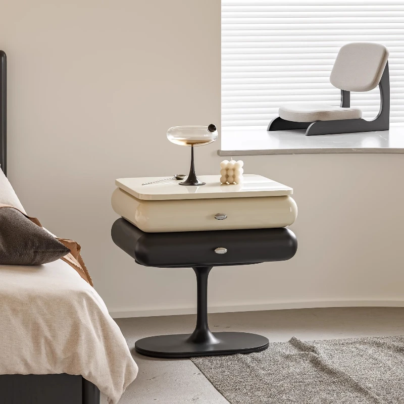

Bedroom small storage cabinet designer sofa edge