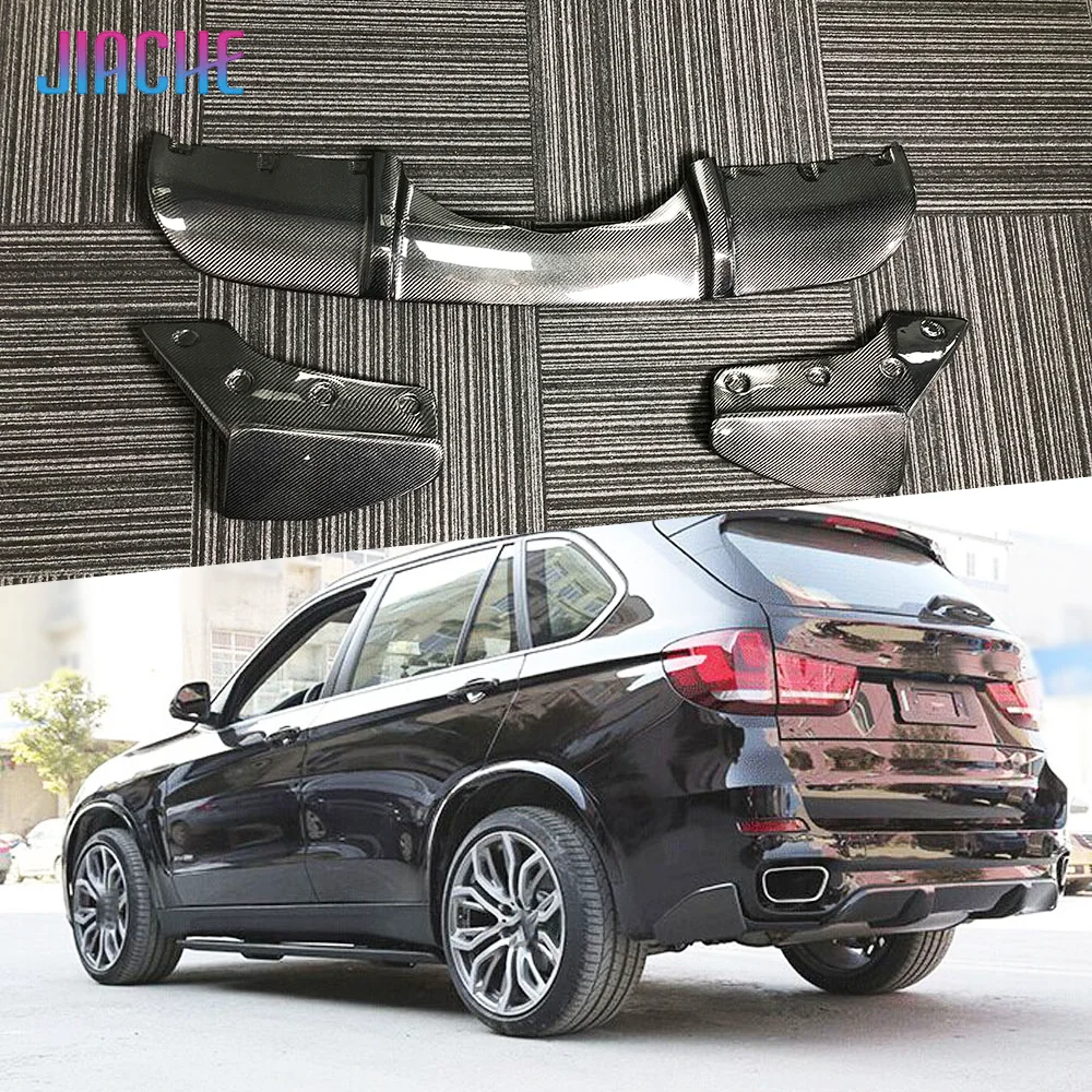 

Car Rear Bumper Diffuser Lip Spolier Side Splitters For BMW X5 F15 M Sport 2014-2018 Carbon Fiber Spoiler Diffuser