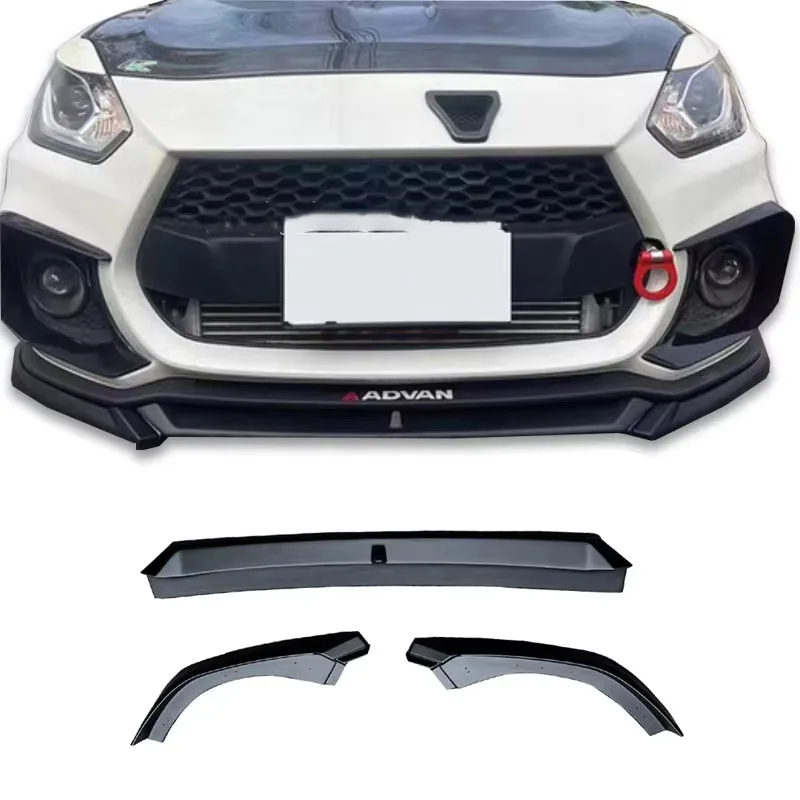 

For Suzuki Swift ZC33S Front Bumper Lip Front Spoiler Front Chin Exterior Trim Kit