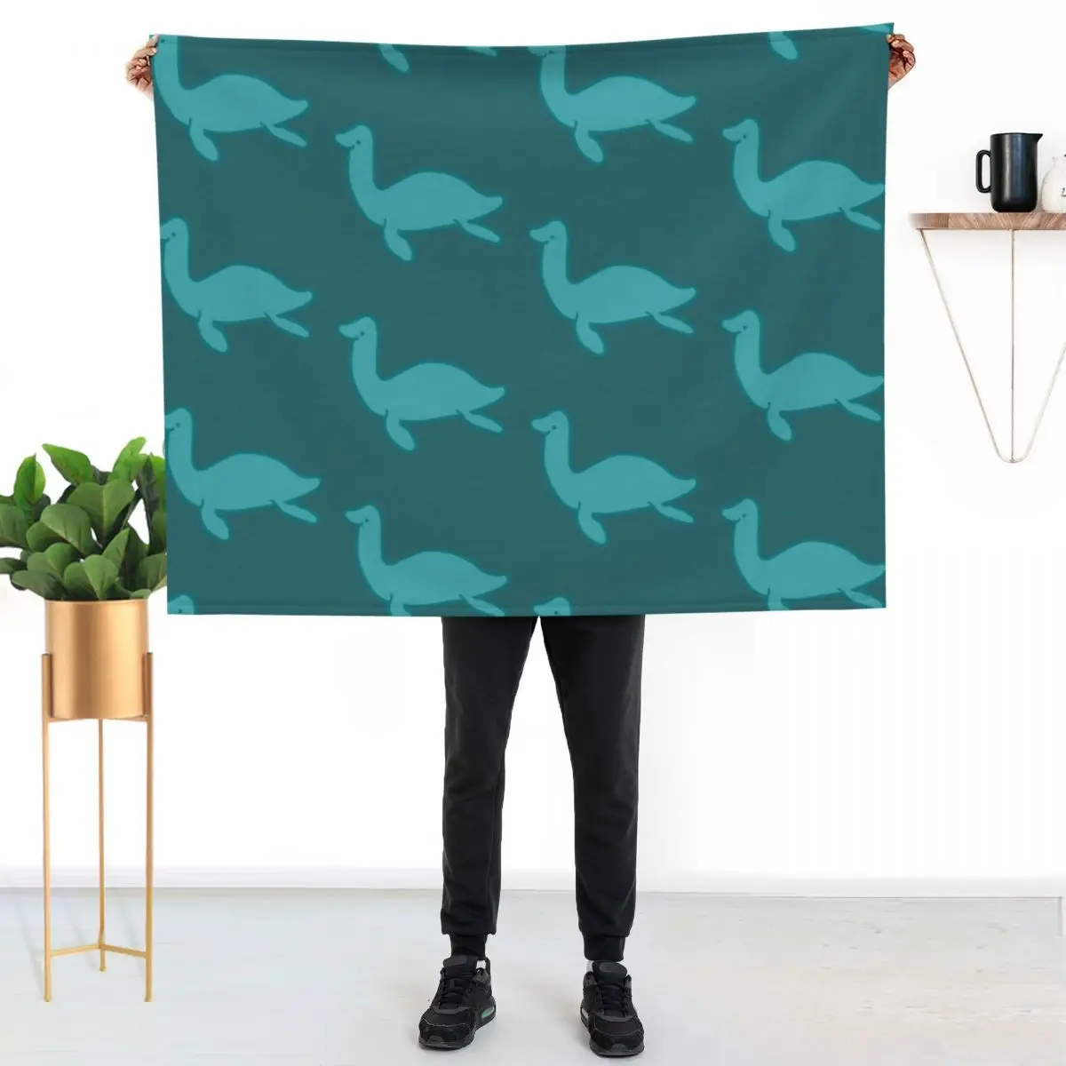 plesiosaur Throw Blanket Plaid Soft warm winter Stuffeds for sofa sofa bed Blankets