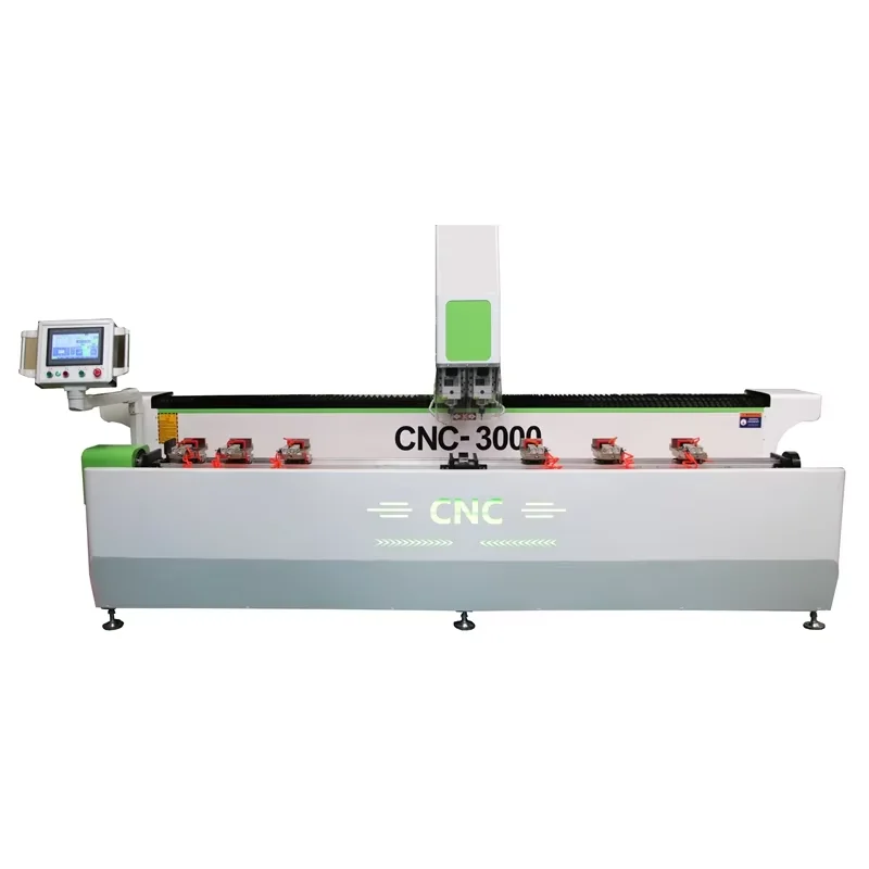 3000mm Double Spindle Window And Door Making Machinery PVC UPVC Aluminum Profile CNC Metal Drilling Milling Machine Price