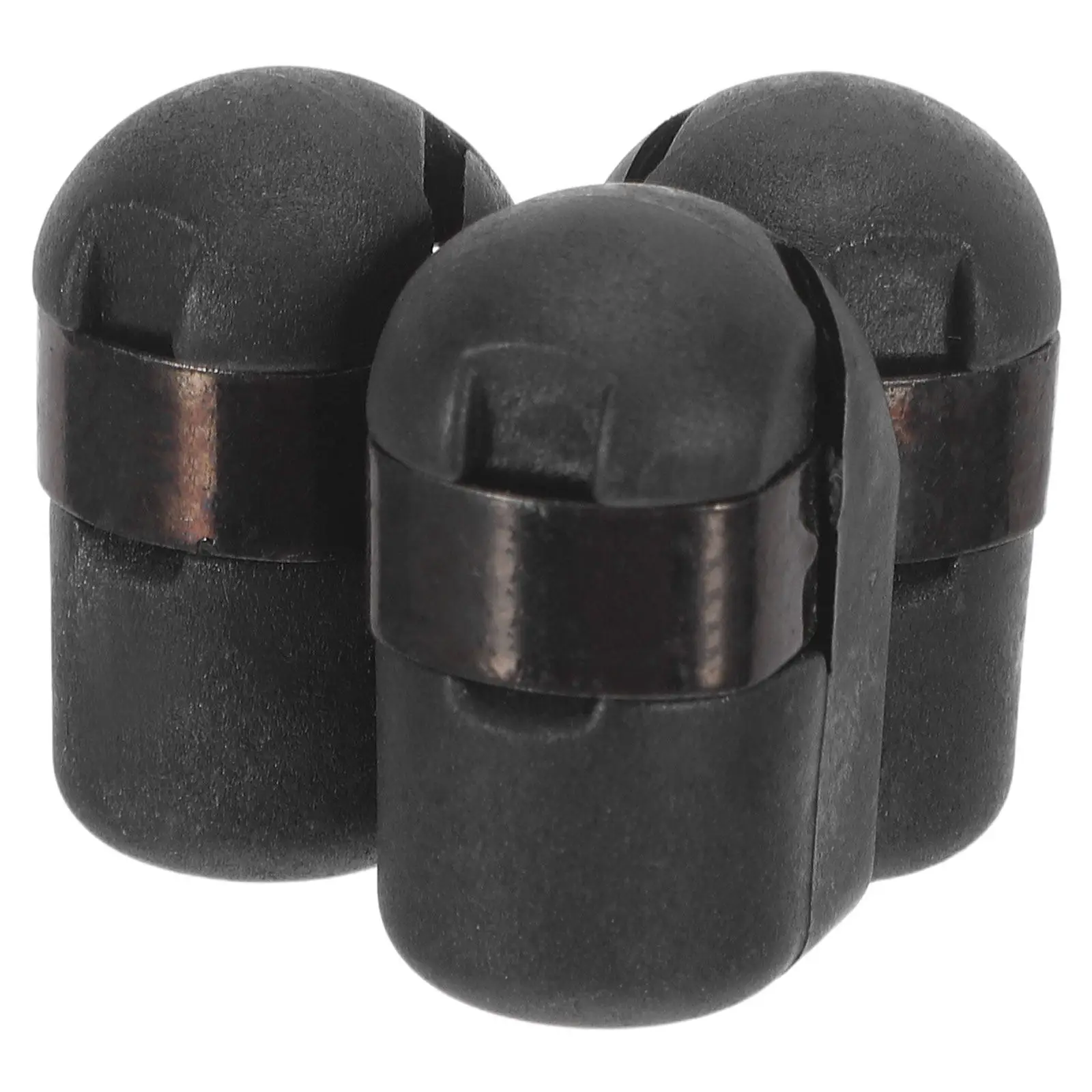 3Pcs Gas Spring End Fittings Black M8 Female Thread Ball Joint Connectors for Automotive Gas Strut Lift Supports Car Hoods