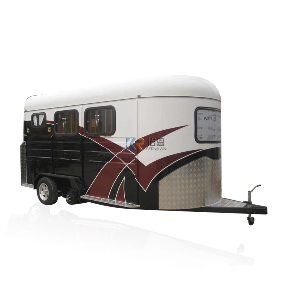 Horse Trailers Wholesale Australia Aluminum Gooseneck Float Living Horse Carriage Trailer High Capacity