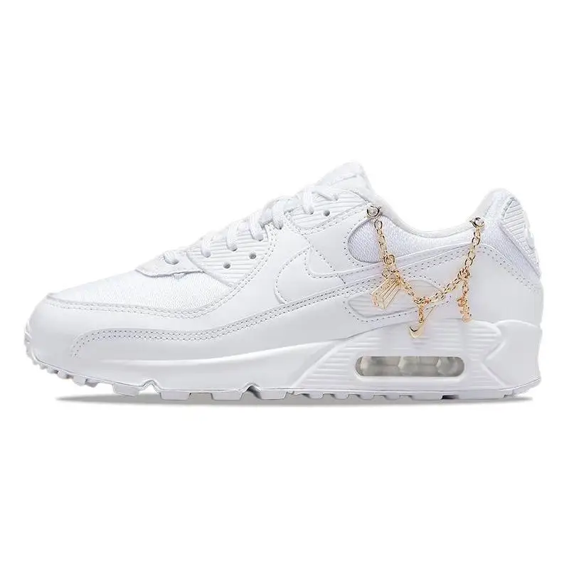 รองเท้าผ้าใบ Nike Nike Nike Air Max 90พรีเมี่ยม, DH0569-100รองเท้ากีฬา