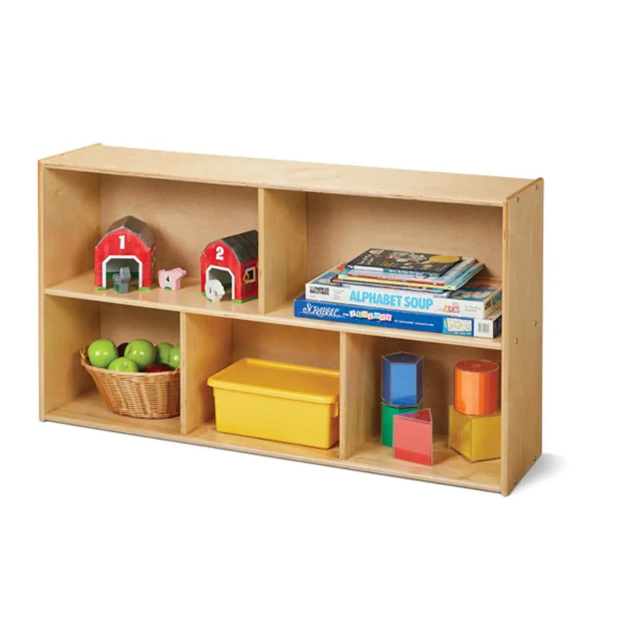 Jonti-Craft 7143YT Low Single Storage Shelves - Kids Classroom Shelf